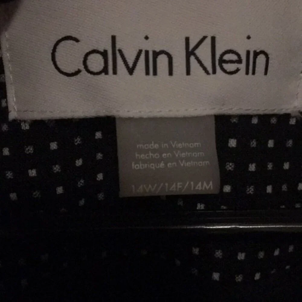 Calvin Klein Women's Zipper Jacket 14W Black & White